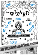 Wizard Monthly Lottery Book